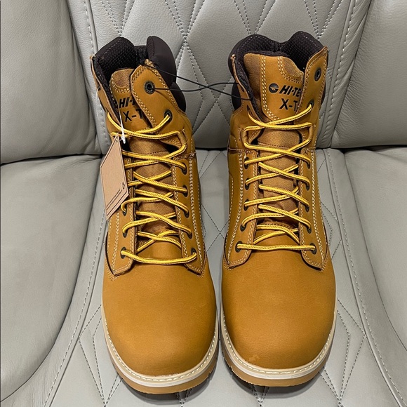 Hi-Tec Hard Toe 7in WKBT Work Boots in Tan - Picture 2 of 10